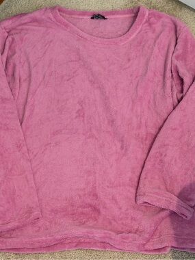 Soft fleece pullover long sleeve